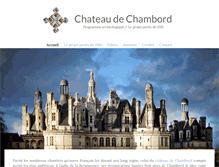 Tablet Screenshot of chambord-archeo.com